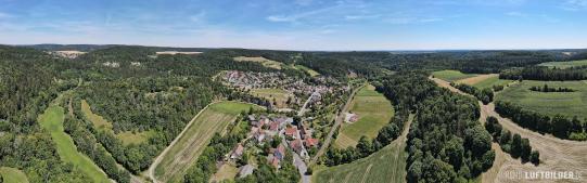 Unterschmeien im 180-Grad-Bild