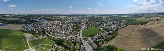 Meßkirch im 180-Grad-Bild