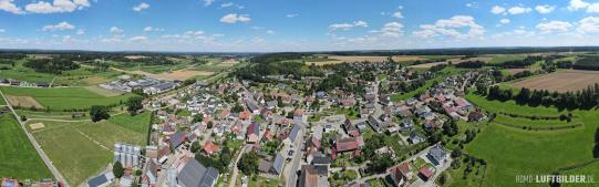 Göggingen im 180-Grad-Bild