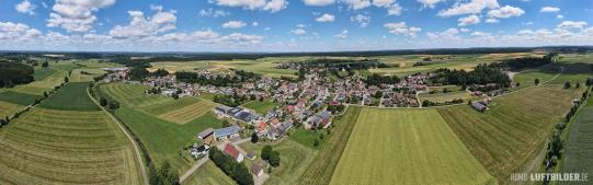 Hausen a.A. im 180-Grad-Bild